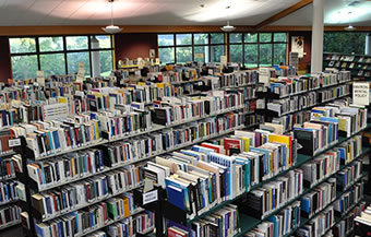 充実した図書館